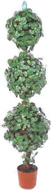 57 inch lotus artificial topiary