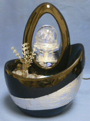 Wall picture frame water fountain