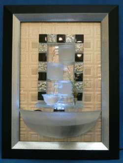wall picture frame water fountain