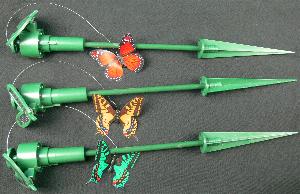 solar powered fluttering butterfly
