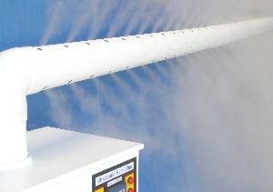 ultrasonic humidifier with mist spraying hose 