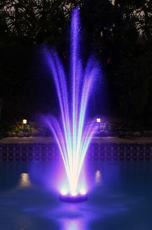 oceanmist 174 led light floating fountain led ring light lake fountains with lights
