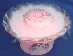 crystal table top fogger water fountain