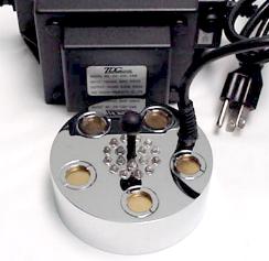 high output mist maker with LED changing color light