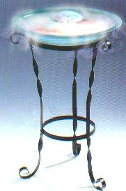 mist maker fountain in grass green bowl