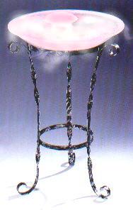 mist maker fountain in white-pink bowl