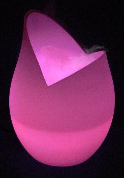 table top rose bud mist lamp