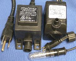 fountain pump aqua light
