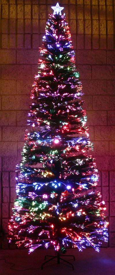 fiber optic LED tree