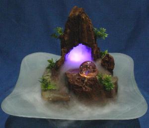 waterfalls mist mountain fountain