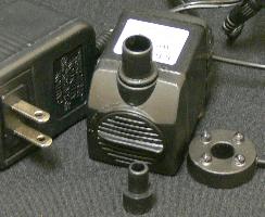 low voltage Jebao water pump with underwater light