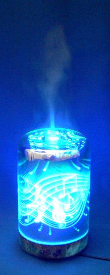 3 D musical notation aroma diffuser mini humidifier