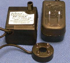 low voltage water pump with LED underwater light